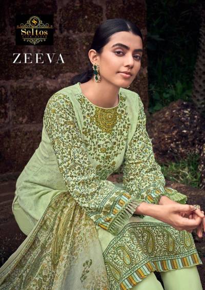 Zeeva By Seltos Attractive Summer Wear Printed Salwar Suit Collection
